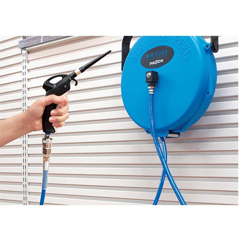 エアホースリール AG-AHR-6510PA 自動巻き取り式 ホース リール パオック H |  | 01