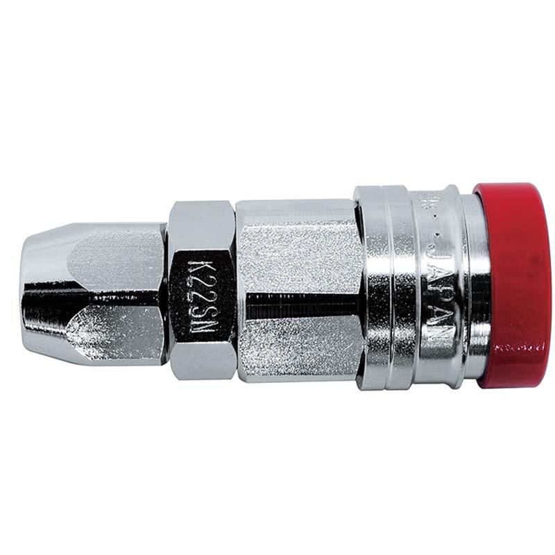 ワンタッチ エアソケット Guard ウレタンホース用 6.5×10mm 赤 AG-POG-22SN ワンタッチ式 パオック H | 