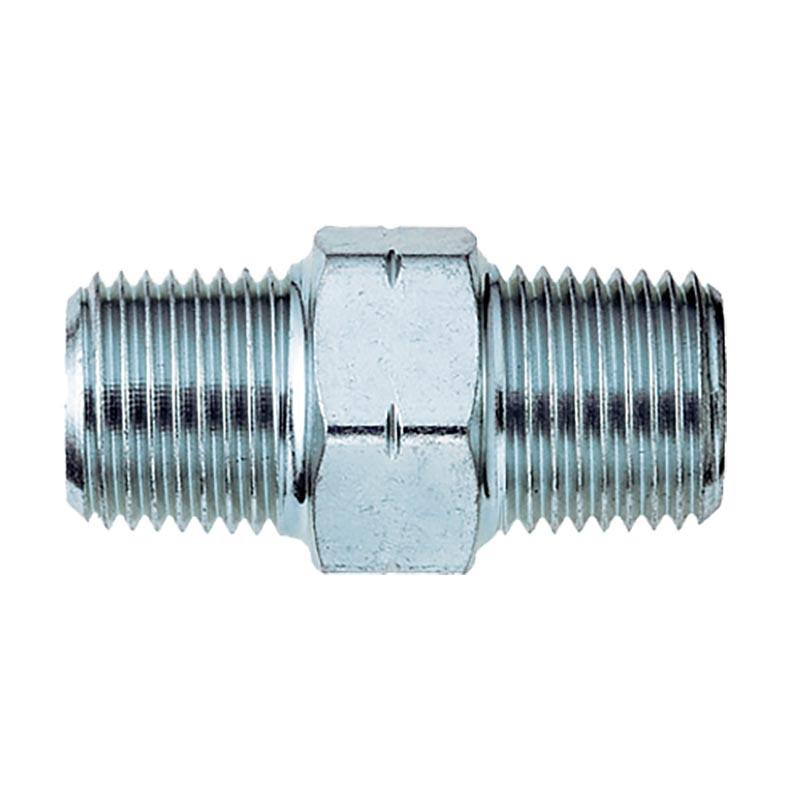 ニップル 同径 テーパめねじ用×テーパめねじ用 R1/4×R1/4 AG-N-022 エアツール 接続 パオック H | 