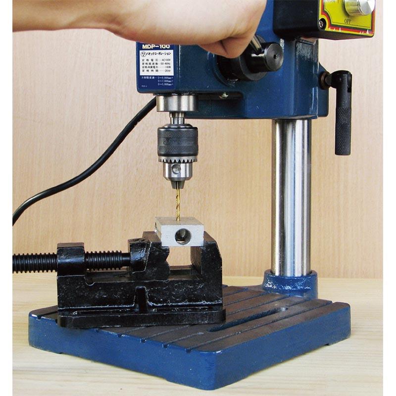 ミニボール盤 深さ調節機能付 3段階変速 AG-MDP-100 ボール盤 穴あけ作業 パオック H |  | 01