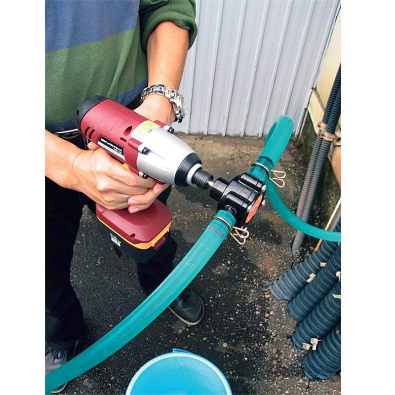 電ドルミニポンプ 六角軸 AG-RDP-01 電動ドリル 給排水ポンプ ポンプ パオック H |  | 01