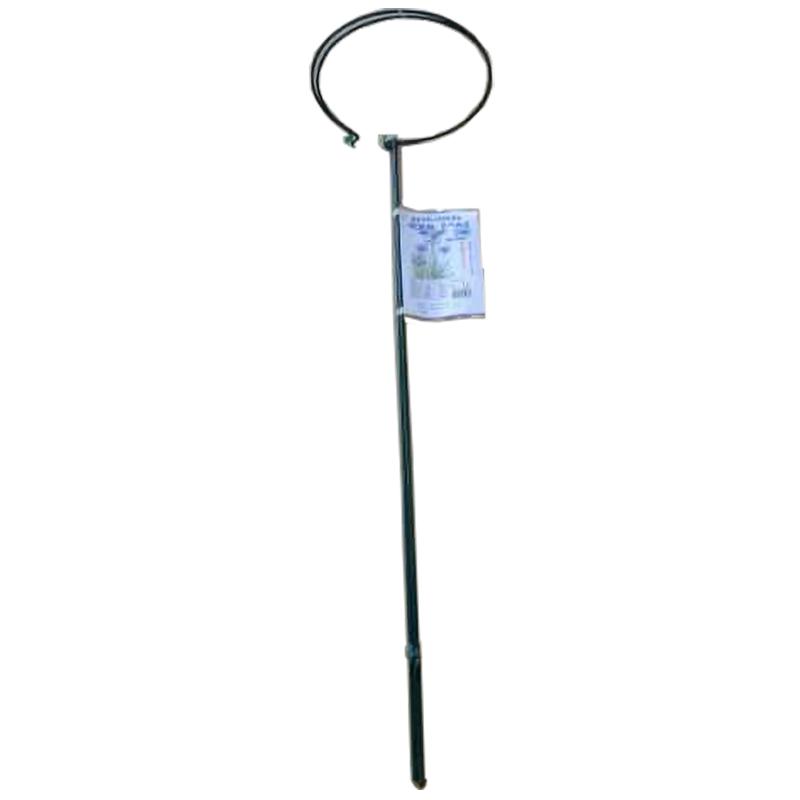 12セット 花支柱 ベル 2本組 直径20×H80cm No.174 黒 小KD | 