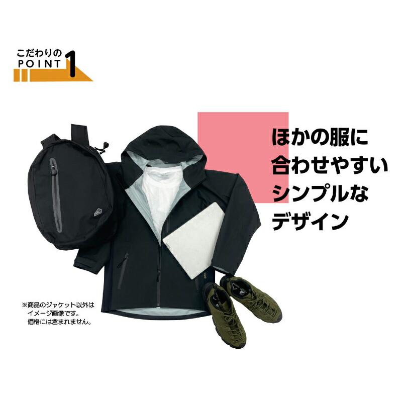 ＼今、売れてます！／ ゴアテックス ジャケット 3レイヤー Bloomブラック アウトドア 農業 マウンテンパーカー 防水 メンズ 大きいサイズ シンプル 田中産業 DZ |  | 05