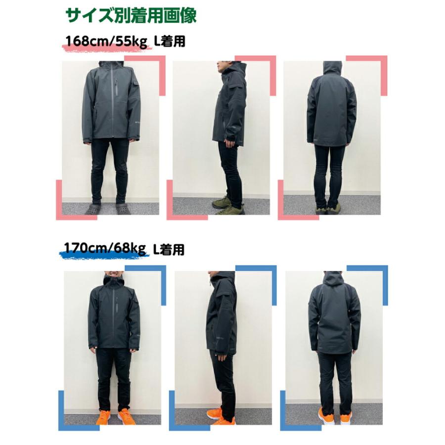 ＼今、売れてます！／ ゴアテックス ジャケット 3レイヤー Bloomブラック アウトドア 農業 マウンテンパーカー 防水 メンズ 大きいサイズ シンプル 田中産業 DZ |  | 09