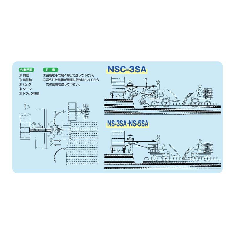 苗供給レール　苗シューター　NS-3SA　ホクエツ　田植え　3m　ナエコン　069479　代引不可　伸縮式　平型・ポット用　オK