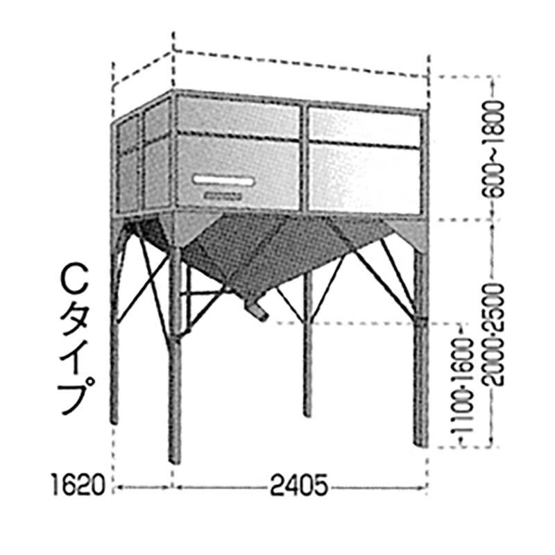 ライスストッカー Cタイプ 脚2000mm RT-31C 容量31石 籾 貯蔵 熊谷農機 オK 個人宅配送不可 代引不可 |  | 01