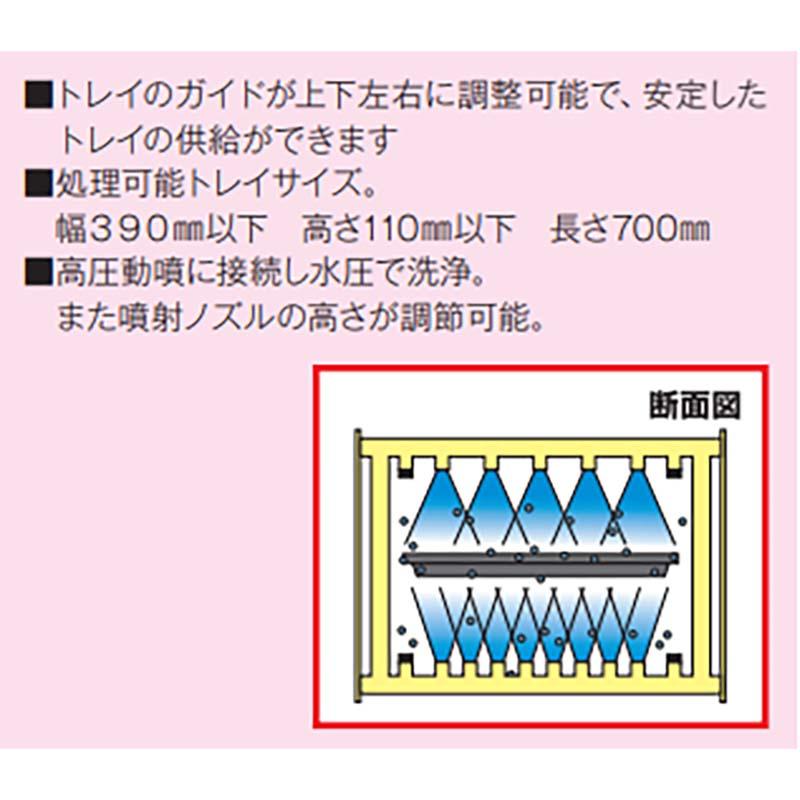 マルチトレイ洗浄機 OSP-500 各種苗のトレイ洗浄機 オギハラ工業 代引不可 |  | 02