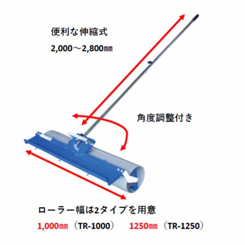 育苗転圧ローラー TR-1250 健苗 苗踏みローラー 水稲 の 密播 密苗 疎