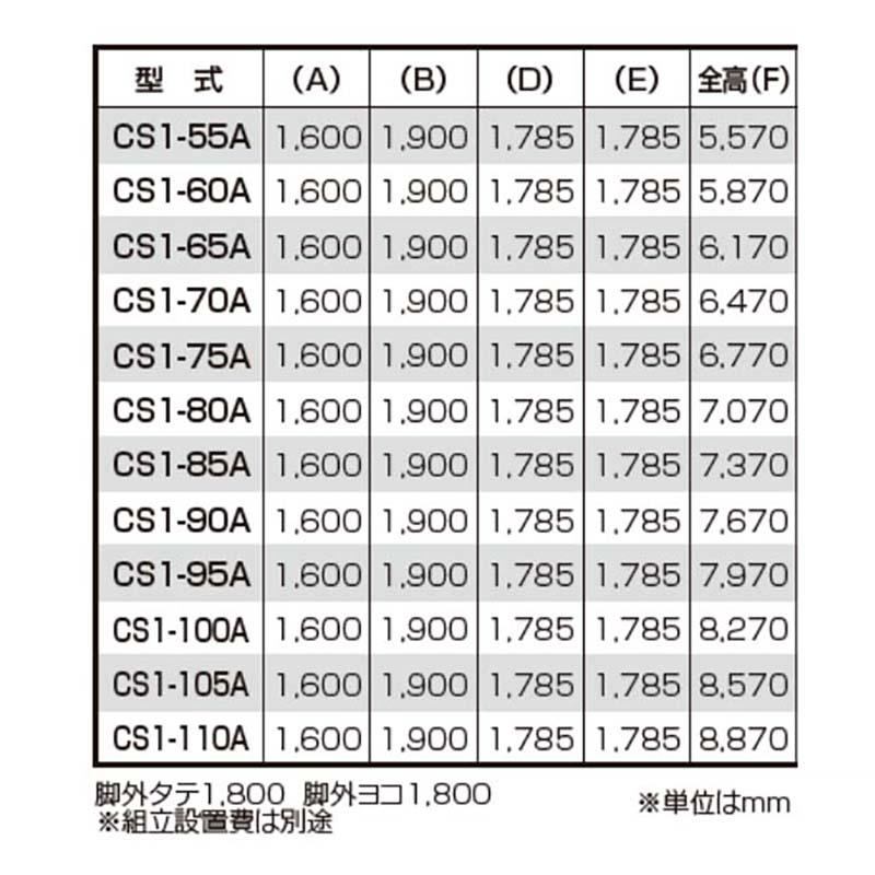 カントリーストッカー 正方形タイプ 超強力型 CS1-55A 容量55石 穀物貯蔵タンク ケーエス製販 個人宅配送不可 代引不可 |  | 01