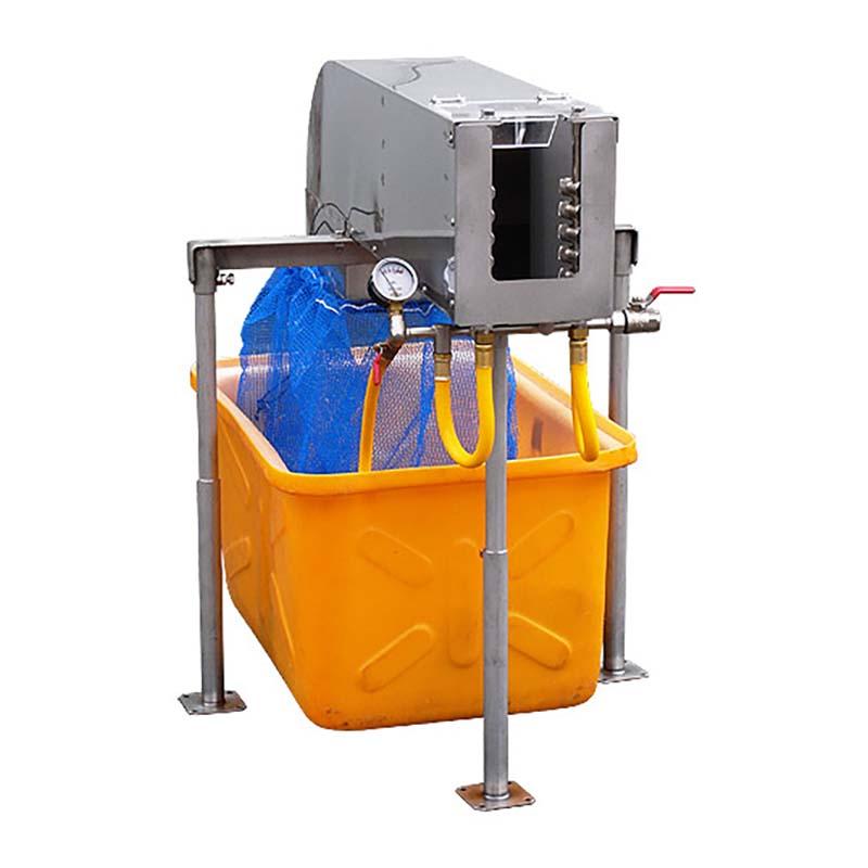 ネギ皮ムキ機 水圧式 水洗い機 N40EDR サンエー ねぎ 皮むき機 代引不可 | 