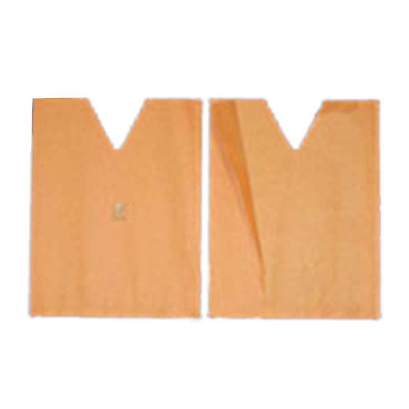 5000枚 果実袋 もも モモ Sオレンジ桃袋 一重袋 Vカット 白桃用 139×180mm 桃 柴 タSD | 