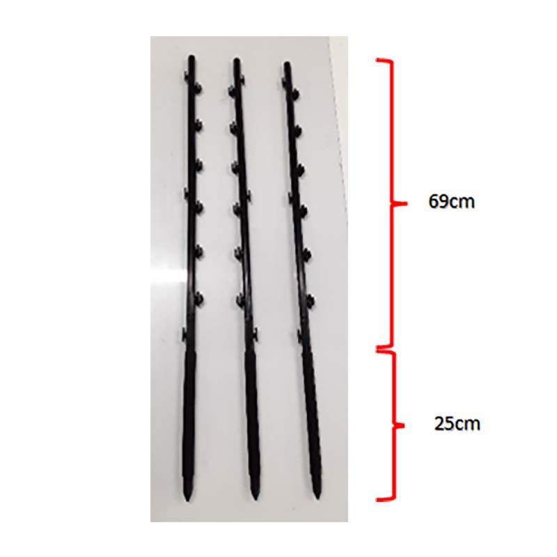 50本 FRP ガイシ付き 電柵支柱 直径16mm 高さ940mm シN 代引不可 | SHINSEI | 01