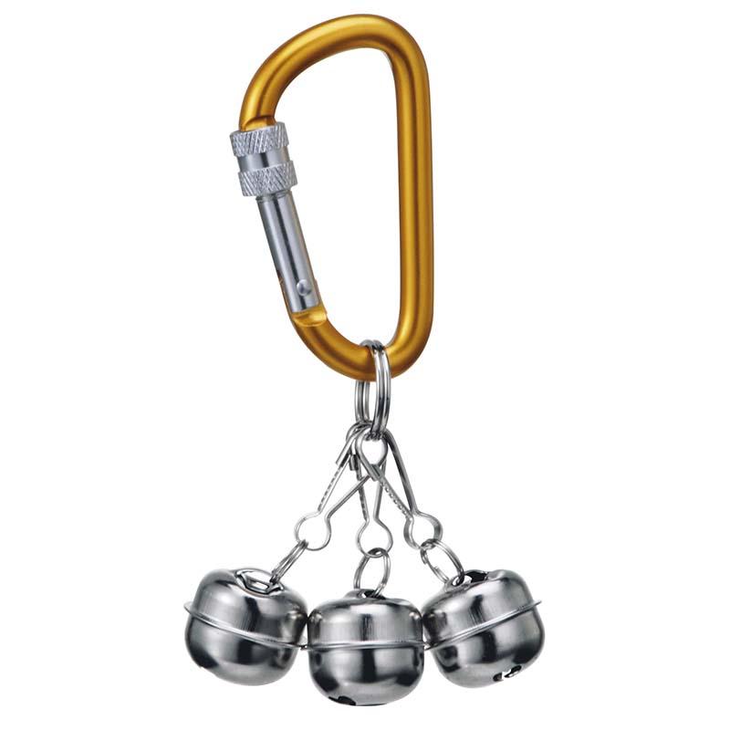 熊よけ鈴 カラビナロック式 27110 熊 鈴 アウトドア 日本製 浅野木工所 H | 浅野木工所