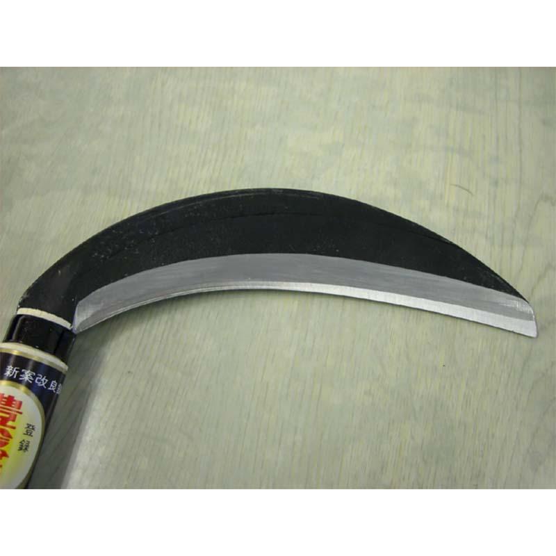 片刃 中厚鎌 180mm×360 左用 H-042-7 かま 鎌 左利き用 豊稔 ホウネンミヤワキ 三冨D |  | 01