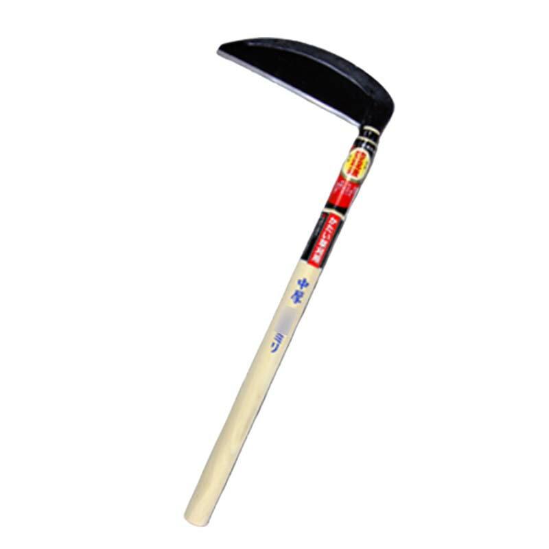 信州型 草刈中厚鎌 180×450柄 H-047 かま 鎌 豊稔 ホウネンミヤワキ 三冨D | 