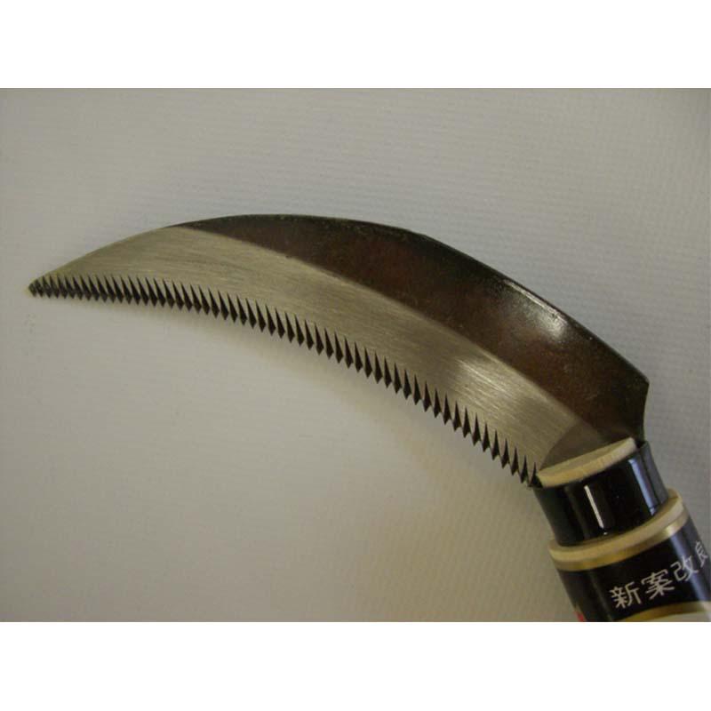 草取 鋸鎌 先細型 210柄付 H-088-2 かま 鎌 豊稔 ホウネンミヤワキ 三冨D |  | 01