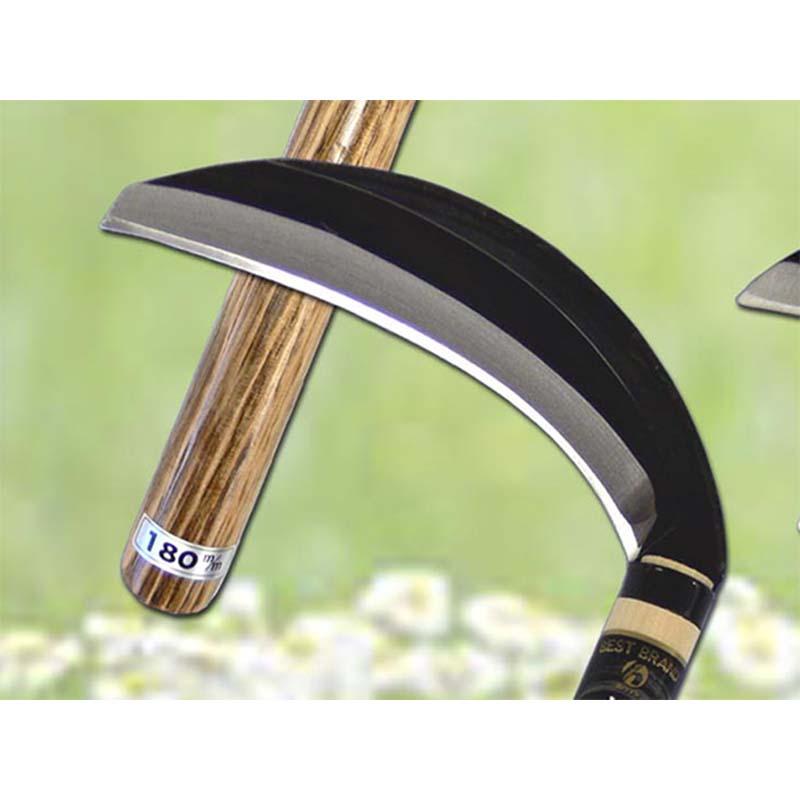 鎌歴史 片刃中厚鎌 195mm H-542 かま 鎌 豊稔 ホウネンミヤワキ 三冨D |  | 01