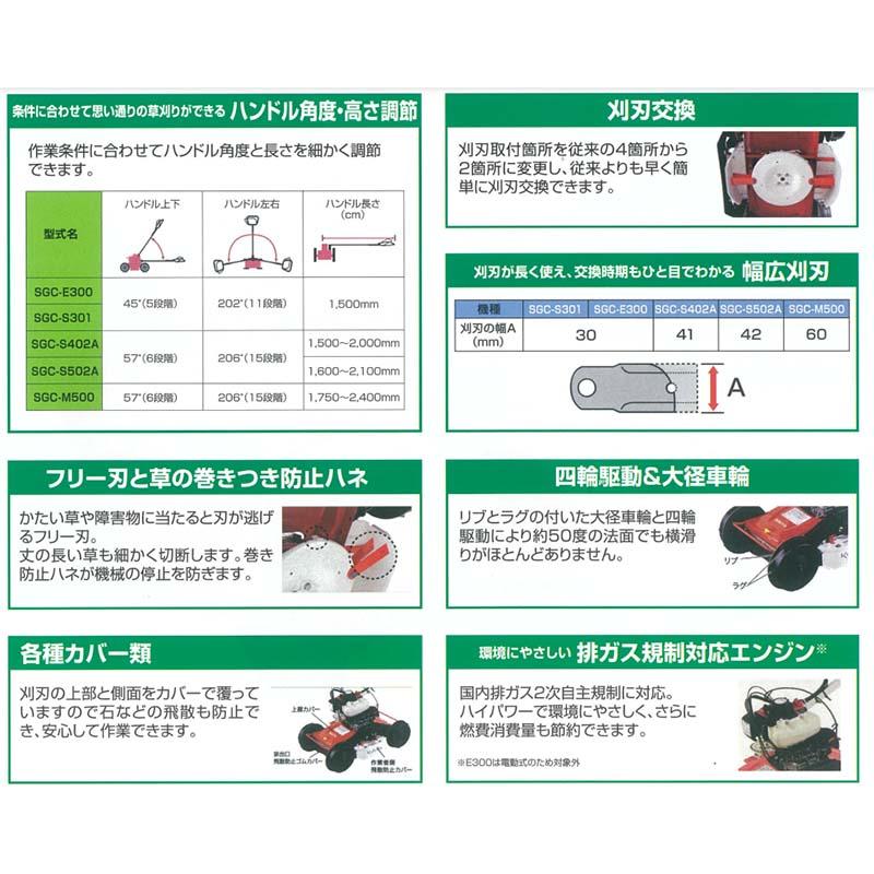 スイング式　法面草刈機　SGC-M500　草刈機　個人宅配送不可　代引不可　サイトー　斉藤農機製作所　オK