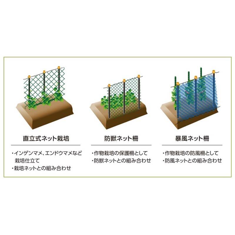 獣害用支柱 獣害ネット支柱 26×2.1 積水樹脂 100本 直径26mm 長さ2100mm 支柱 ネットフェンス用 ポール 獣害 防獣 防鳥 栽培 タS 個人宅配送不可 代引不可 |  | 03