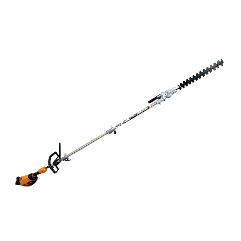 高所剪定機 ポールヘッジトリマーelex 2.0Ahバッテリー BBH800PHL-201 バッテリー式 剪定 低騒音 アイデック 代引不可 | 