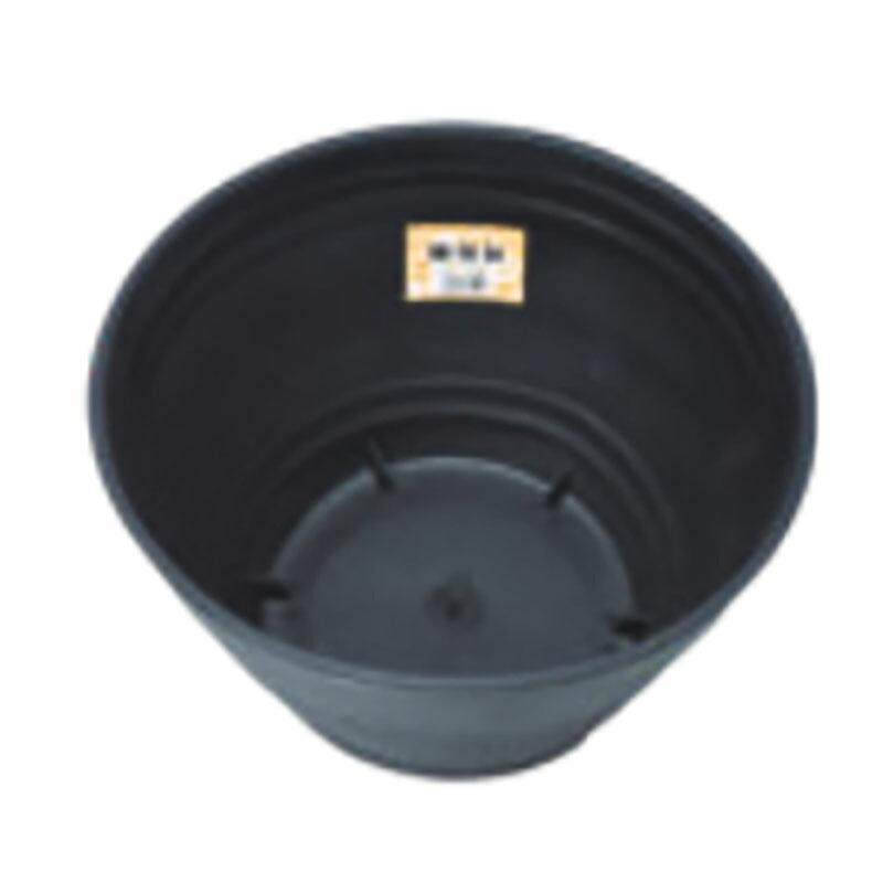 プラスチックポット セラアート 睡蓮鉢 39号 #1456 黒 20個 鉢 園芸 明和 代引不可 | 