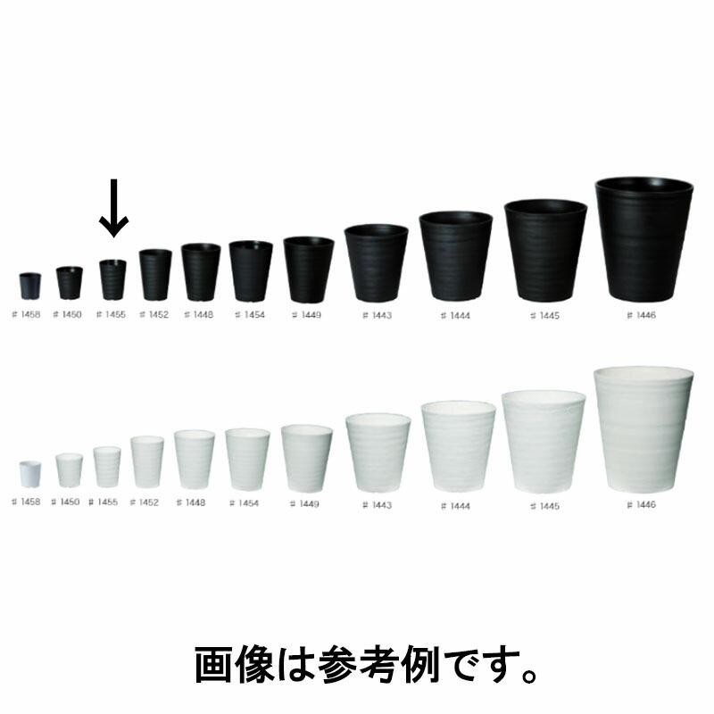 640個 #1455 プラスチックポット セラアート 長鉢 3寸L 黒 外径80mm 高さ105mm 鉢 明和 代引不可 |  | 02