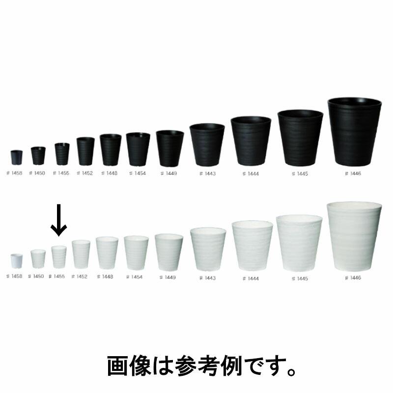 640個 #1455 プラスチックポット セラアート 長鉢 3寸L 白 外径80mm 高さ105mm 鉢 明和 代引不可 |  | 02
