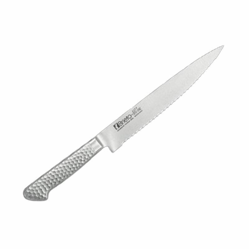 片岡製作所 Brieto M11 Pro ヨーロッパ European Type M124 セレイテッドスライサー 8 200mm ブライト 包丁 モナカ仕上げ 刃 H | 