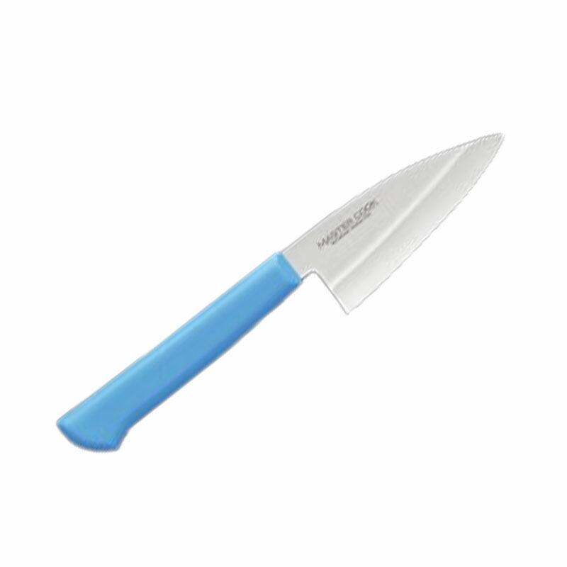 片岡製作所 MASTER COOK マスターコック MCAK90 小出刃 片刃 90mm 包丁 プラスチック製ハンドル 抗菌 刃 モリブデンバナジウム鋼 H | 