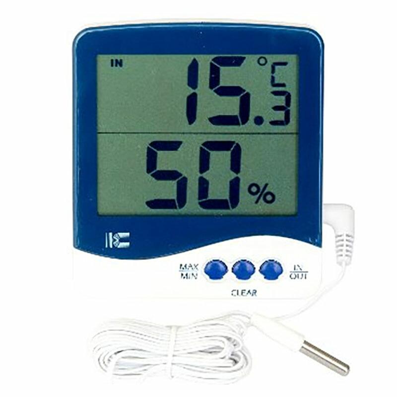 温湿度計 サーモ1035 デジタル最高最低温湿度計 10個 低温アラーム付 壁掛け 卓上 温度 湿度 測定 管理 アイシー IC 金TD | 