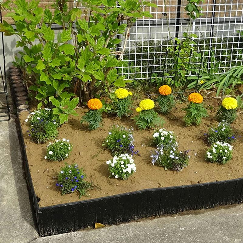 スチール製 土留め板 Aセット 621 GREENGARDEN グリーンガーデン 小林金物 花壇 園芸 庭 ガーデニング D | 