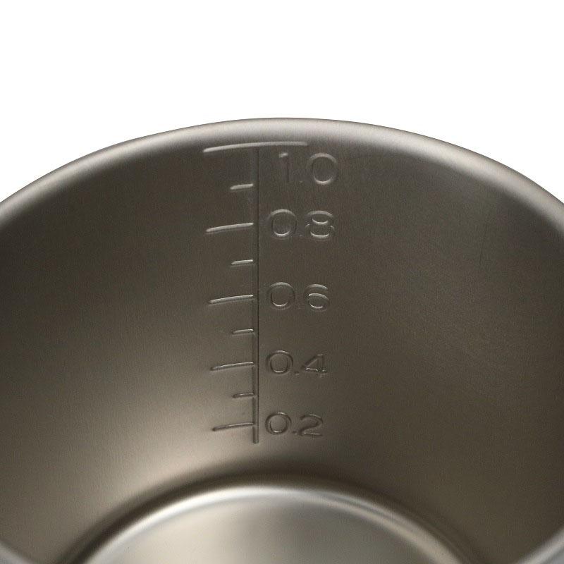 チタン 計量カップ ビーカー 口付 手付 TN-635H 1000cc スギコ 軽量 耐食性 食品 薬品 計量 スギコ産業 代引不可 |  | 01