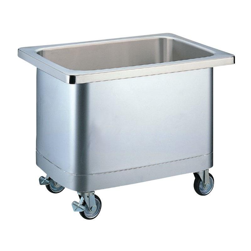 移動式 ステンレスタンク ダストカート 大型 TO-501N-L 容量約310L スギコ 耐久性 耐食性 ステンレス製 運搬 スギコ産業 代引不可 | 