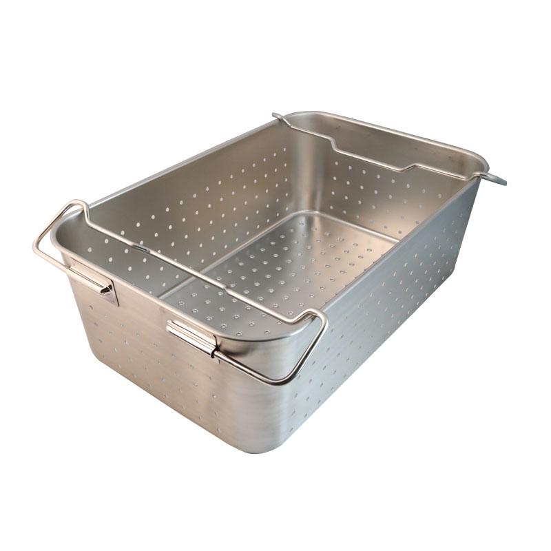 ステンレス 給食バット運搬型 穴明 積み重ねハンドル付 深さ200mm SH-6038-8P スギコ 給食バット 運搬 スギコ産業 代引不可 |  | 01