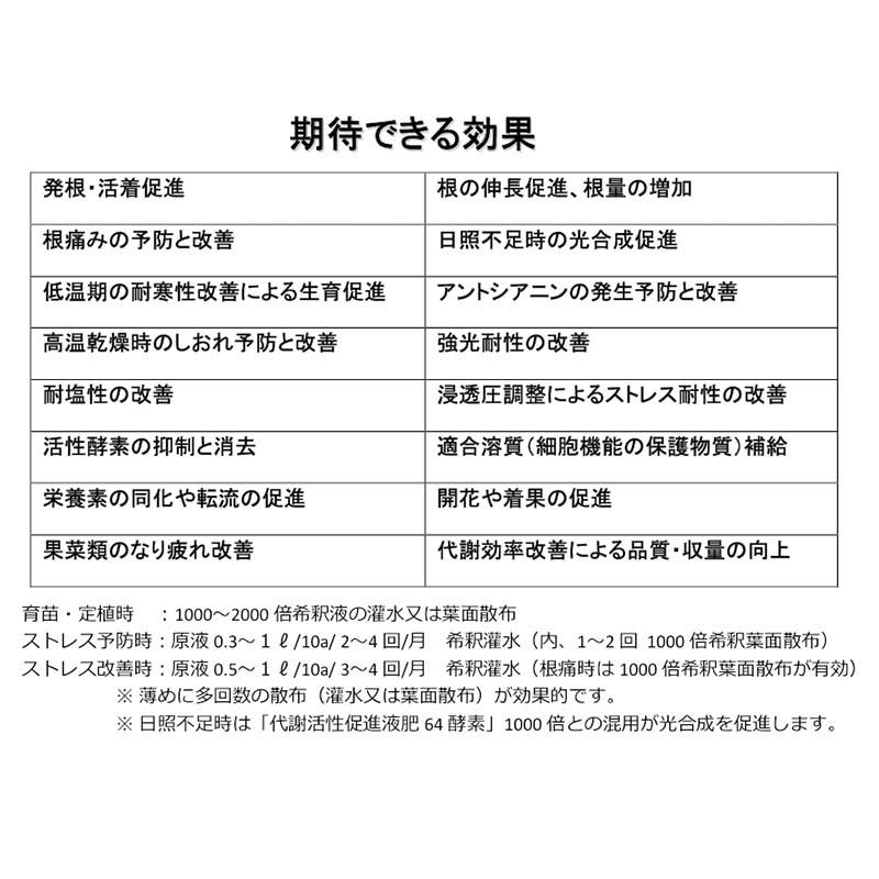 発根生育促進液肥 GABA 1kg 12本 液体 肥料 液肥 農業 園芸 オーガニックランド サT 代引不可_2