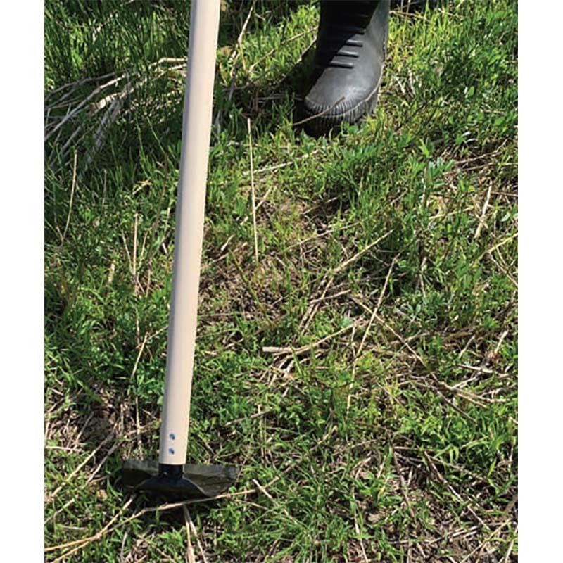 立ったまま草取り鎌 120mm 鋼付 10145 鎌 かま 長柄 除草 草削り 浅野木工所 H |  | 02