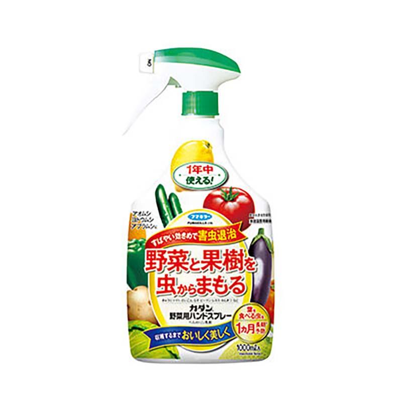 フマキラー カダン 野菜用ハンドスプレー 1000ml 12本 園芸用 殺虫剤 害虫対策 カ園 個人宅配送不可 代引不可 | 