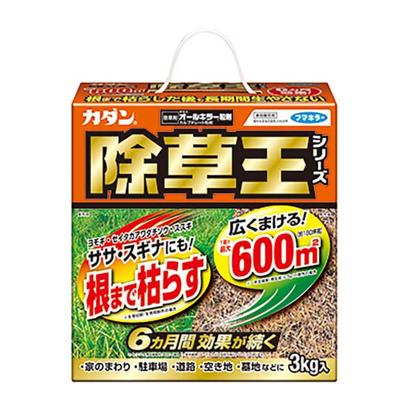 フマキラー カダン 除草王シリーズ オールキラー粒剤 3kg 6本 除草剤 除草 畑 花壇 園芸 カ園 個人宅配送不可 代引不可 | 