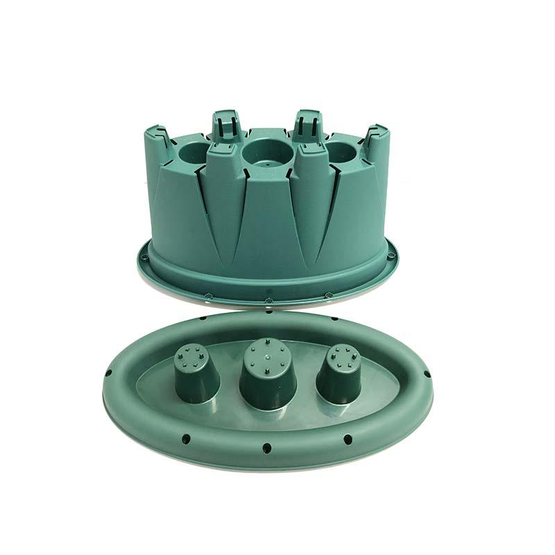 スリットプランター 500型 MR モスグリーン 10個 SLITPOT SERIES 底面給水機能付 楕円型 スリット鉢 プランター 兼弥 サT 代引不可 |  | 02