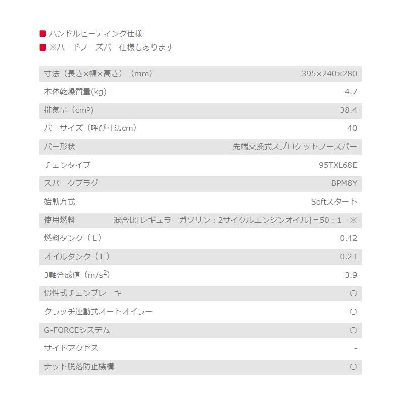チェンソー プロソー E2038GSR/400HVP ハードノーズバー 新ダイワ チェーンソー 剪定 切断工具 やまびこ アイビック 代引不可 |  | 01
