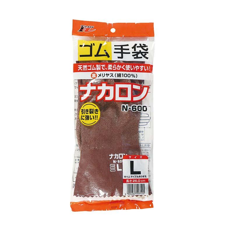 ゴム手袋 ナカロン N-600 手袋 作業手袋 農業 園芸 中部物産貿易 高K D | 