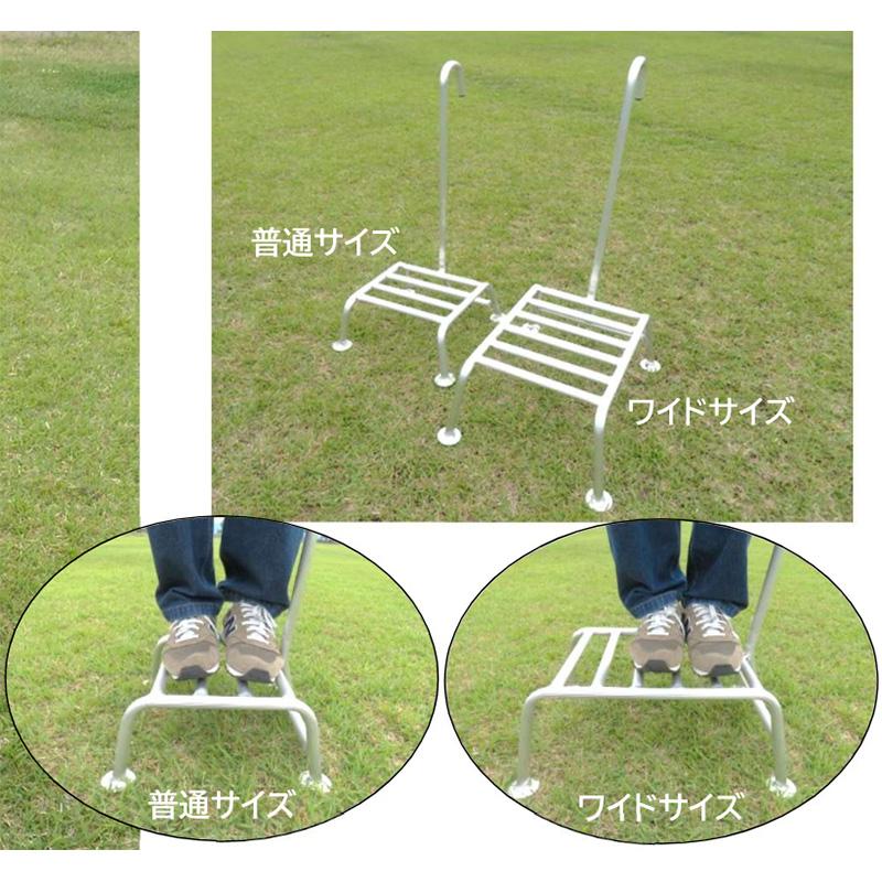 踏み台 棚下用 アルミ踏み台 ワイド 標準タイプ 20cm アルミ製 取手付き 農業 園芸 ミツル 代引不可 |  | 01