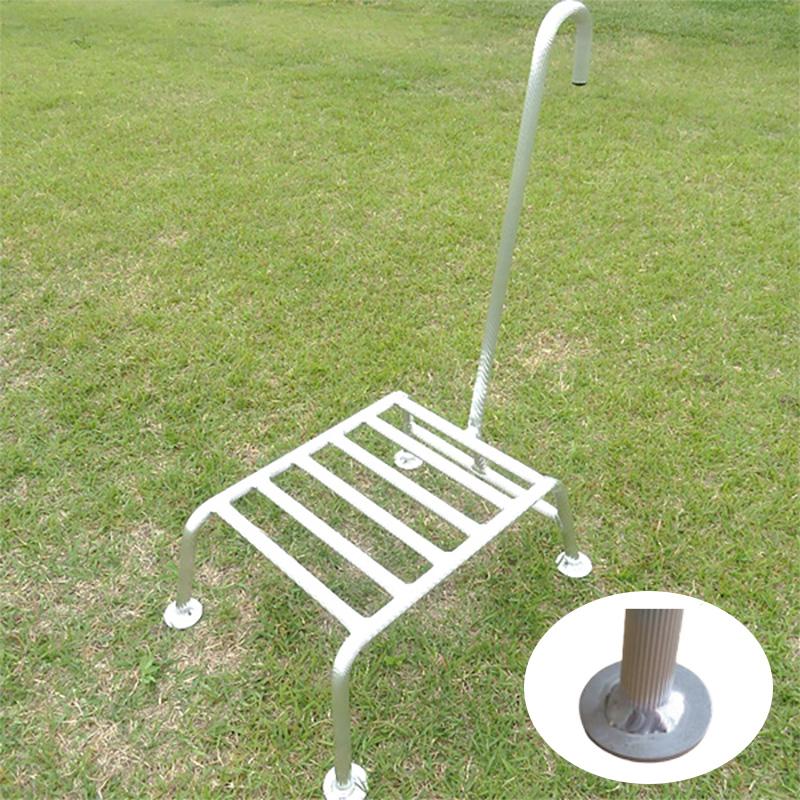 踏み台 棚下用 アルミ踏み台 ワイド 標準タイプ 25cm アルミ製 取手付き 農業 園芸 ミツル 代引不可 | 