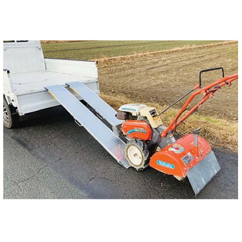 アルミブリッジ ツメタイプ 雷神 SGN-180-25-0.2TN 2本組 180cm×244cm 0.2t 昭和ブリッジ 管理機用 シB 個人宅配送不可 代引不可 |  | 01