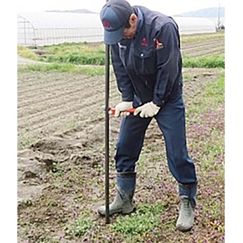 パイプハンド ロング G25L パイプ 支柱 抜き差し作業 補助具 両手用 農業 園芸 サンエー 代引不可 |  | 02