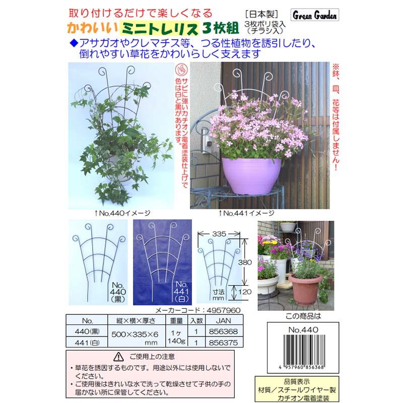 ミニトレリス 3枚組 支柱 誘引 アサガオ つる性植物 GREENGARDEN グリーンガーデン 園芸 花壇 庭 ガーデニング 小K D |  | 03
