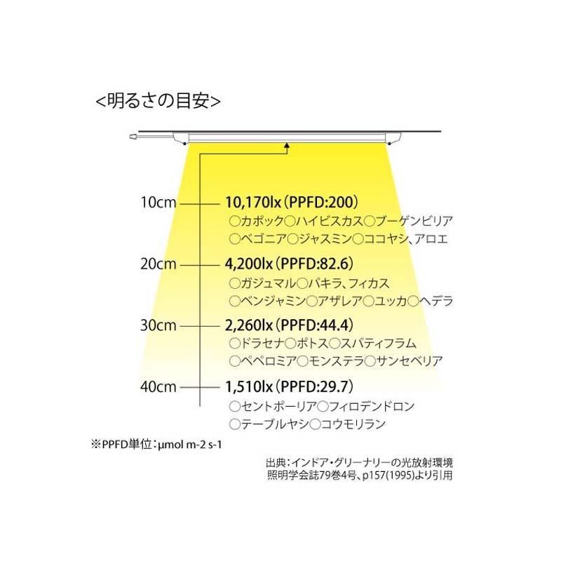 植物育成ライト 棚下照明タイプ LPL04L 白色LED 植物 光合成 健康管理 照明 フュ―チャーライト カ園 個人宅配送不可 代引不可 |  | 02