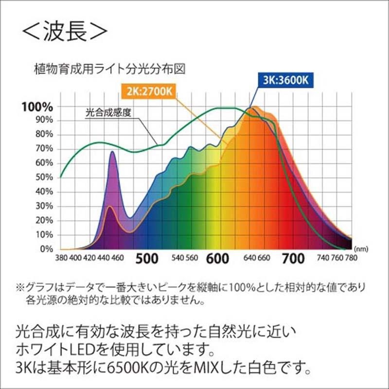 植物育成ライト バータイプ LPLAC05L 570mm 8W 白色LED 植物 光合成 日照不足対策 インテリア 照明 フュ―チャーライト カ園 代引不可 |  | 03