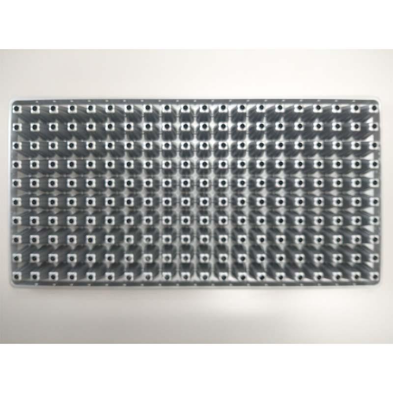 100枚 セルトレー 銀 200穴 角穴 280×545mm 上穴なし ポリプロピレン 国産 インチタイプ 育苗トレー セルトレイ アンドウケミカル サT 個人宅配送不可 代引不可 |  | 02