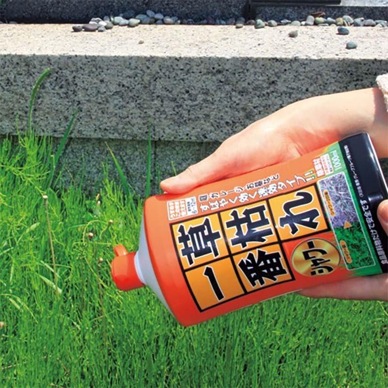 12本 草枯れ一番 シャワー 1L 除草剤 除草 雑草対策 非農耕地用 食品原料 安全 庭 ガレージ 日本製 パネフリ タS 代引不可 |  | 01